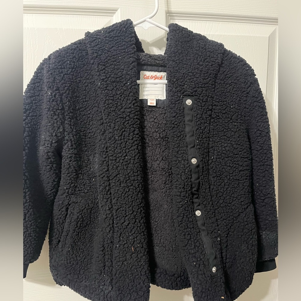 Cat and Jack Girls Sherpa Jacket